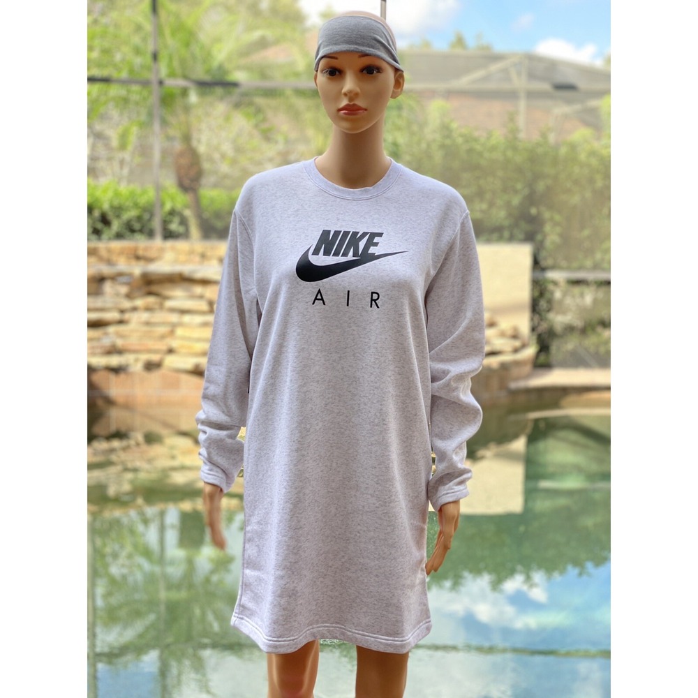 Nike Air Fleece Dress Women's S Gray New w/Tags